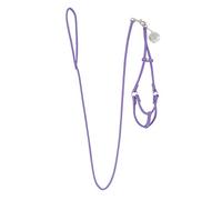 Hip Doggie HD de 6sispr de m Micro Suede Step de en Harness w/Detachable Leash Purple M arnés del Perro