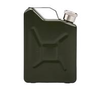 Hip Flask, Pocket Liquor Container, 3,94 x 2,76 x 1,18 pulgadas Leak Proof 304 Stainless Steel, Jerry Can Design, Pocketed Whiskey Bottle for Travel, Camping, Trekking, Outdoor Picnic