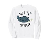 Hip Hip Hoo-Ray Divertido Stingray Juego de Palabras Sudadera