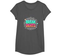 Hip Hop Break Beats Retro Graffiti Style Musical Art Camiseta, Niñas, Asfalto, XS