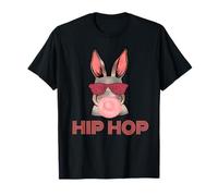 Hip Hop Bunny with Sunglasses Cute Easter Funny Rabbit Lover Camiseta