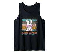 Hip Hop Bunny with Sunglasses Cute Easter Funny Rabbit Lover Camiseta sin Mangas