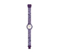 HIP HOP, Colección Lace, reloj de mujer con correa de encaje y silicona, práctico cierre, caja de 32 mm, resistente al agua, longitud ajustable 23,7 cm