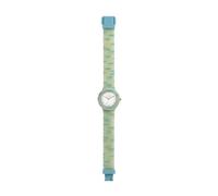 HIP HOP, Colección Lace, reloj de mujer con correa de encaje y silicona, práctico cierre, caja de 32 mm, resistente al agua, longitud ajustable 23,7 cm