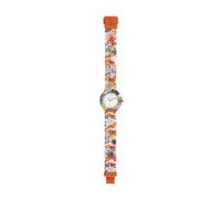 HIP HOP, Colección New Beat, reloj de mujer con correa de silicona intercambiable y ajustable, caja de 32 mm, resistente al agua hasta 50 m, longitud 23,7 cm, movimiento PC21 Time Module, multicolor