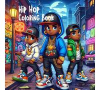 Hip Hop Coloring Book - 100 Cool Urban Street Art & Rap Vibes Pages | Stress Relief Coloring Book for Teens & Adults (8.5 x 8.5 in, One-Sided)