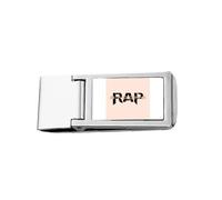 Hip Hop Culture Singing Art - Cartera delgada con clip para dinero de acero inoxidable