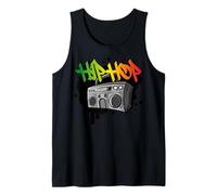 Hip Hop Dance Sing Rap Street Art Pop Hombres Mujeres Niños Cultura Camiseta sin Mangas