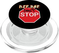 Hip Hop Don't Stop: Ropa Urbana de Rap clásica de la Vieja Escuela PopSockets PopGrip para MagSafe