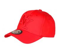 Hip Hop Honor Gorra NY Rojo Pastel Algodón Tendencia Visera Béisbol Stazky - Tamaño: Talla única - Color: Rojo - Hombre, rojo, Talla única