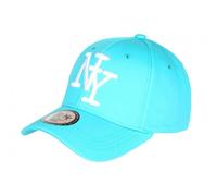 Hip Hop Honor Gorra NY Turquesa Tendencia Visera Béisbol Stazky - Talla única - Azul