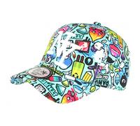 Hip Hop Honor Gorra NY Turquesa y Blanca Streetwear Diseño Baseball Lisky - Talla única - Verde