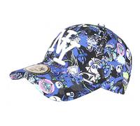 Hip Hop Honour Gorra de calavera azul con estampado de dibujos animados NY Baseball Skull - Tamaño: Talla única - Color: Azul - Unisex, azul, Talla única