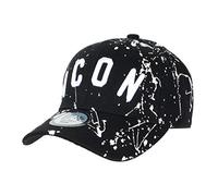 Hip Hop Honour Gorra Icon negra y blanca Taguee Streetwear Baseball - Tamaño: Talla única - Color: Negro - Unisex, Negro , Talla única