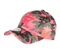 Hip Hop Honour - Gorra infantil de camuflaje de coral y negro NY Béisbol Kyska de 7 a 12 años - Niño, rojo, Talla única