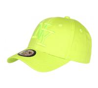 Hip Hop Honour Gorra NY Amarillo Fluorescente Algodón Tendencia Visera Béisbol Stazky - Talla única - Amarillo
