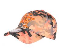 Hip Hop Honour Gorra NY Camuflaje Naranja y Gris Impresión Militar Béisbol Kaska - Hombre, naranja, Talla única