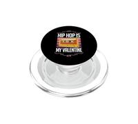 Hip Hop Is My Valentine Divertido Anti Valentine Heart Love PopSockets PopGrip para MagSafe