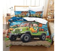 Hip Hop Juego De Ropa De Cama, Funda Nórdica 3D con Fundas De Almohada, para Funda De Edredón De Microfibra Suave con Cierre De Cremallera Juego De 3 Piezas ouble(200x200cm)