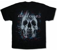 Hip-Hop Men T-Shirt Skull T Shirt Dark Wind Style Tops Harajuku Y2K Vintage Streetwear Men's Clothing Tops Black L