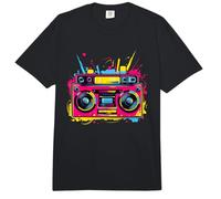Hip Hop Música 80s Rap Graffiti Art Comfort Colors Adult Heavyweight T-Shirt