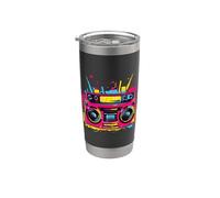 Hip Hop Música 80s Rap Graffiti Art Vaso térmico de acero inoxidable de doble pared