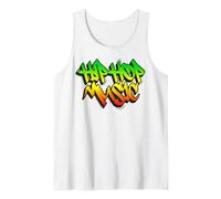Hip Hop Música Danza Arte Callejero Goteo Graffiti Rap Hombres Mujeres Camiseta sin Mangas