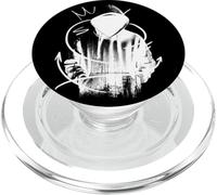 Hip Hop Ninja Shadow Warrior Cara con capucha Rapero Streetwear PopSockets PopGrip para MagSafe