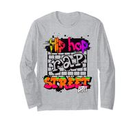 Hip Hop Rap Street Life Dance Melanina Negro Hombres Mujeres Niños Manga Larga