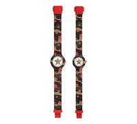 Hip Hop Reloj colección Little ME Extension Esfera monocromática Solo Movimiento de Tiempo - Cuarzo 3H y Correa de Silicona Impresa Unisex
