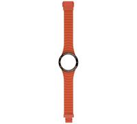 HIP HOP Reloj de hombre, colección Metal solar, movimiento, resistente al agua hasta 30 metros, correa de silicona y metal, longitud ajustable, ideas de regalo para hombre, case 42 mm, SILICONA Y