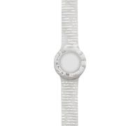 HIP HOP Reloj de mujer, colección Lace, movimiento analógico, resistente al agua hasta 50 metros, correa de silicona estampada, longitud ajustable, ideas de regalo para mujer, case 32 mm, SILICONA
