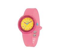 HIP HOP, Reloj Hero.DOT_Solar, Edición Exclusiva, Movimiento Solar, Correa de Silicona Eco-Friendly, Cierre .Dot de acero, Caja de 34 mm, Resistente al Agua, Rosa, 34, Moderno