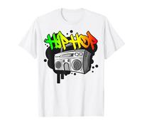 Hip Hop Rey Reina Melanina Negro Chica Rap Mujeres Chica Hombres Niño Camiseta