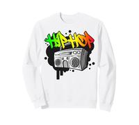 Hip Hop Rey Reina Melanina Negro Chica Rap Mujeres Chica Hombres Niño Sudadera