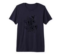 Hip Hop Ritmo y Rimas Camiseta Premium