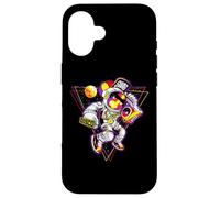 Hip Hop Tape Astronauta EDM Rave BPM Addict Sober ART EN LA ESPALDA Carcasa para iPhone 16