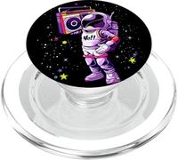 Hip Hop Tape Astronauta EDM Rave BPM Addict Sober ART EN LA ESPALDA PopSockets PopGrip para MagSafe