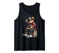 Hip Hop Teddy Bear Vibes Friends Camiseta sin Mangas