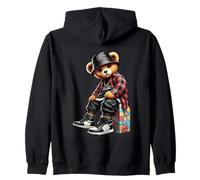 Hip Hop Teddy Bear Vibes Friends Sudadera con Capucha