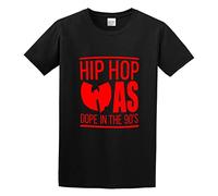 Hip Pop As Dope In The 90'S O-Neck 100% Cotton Short Sleeve Unisex T-Shirt XL