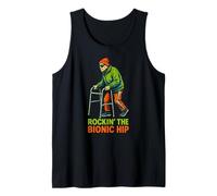 Hip Recovery Rockin The Bionic Hip Fun Women's Get Well Camiseta sin Mangas