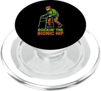 Hip Recovery Rockin The Bionic Hip Fun Women's Get Well PopSockets PopGrip para MagSafe