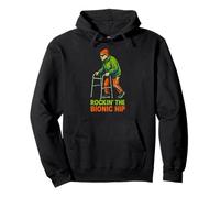 Hip Recovery Rockin The Bionic Hip Fun Women's Get Well Sudadera con Capucha