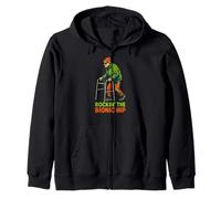 Hip Recovery Rockin The Bionic Hip Fun Women's Get Well Sudadera con Capucha