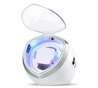HiPai Moda Watch Winder para Reloj Individual Automática Motor Silencioso - Forma del Corazón Blanco