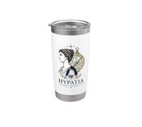 Hipatia De Alejandría Mujeres En Matemáticas Antiguo Astrónomo Vaso térmico de acero inoxidable de doble pared