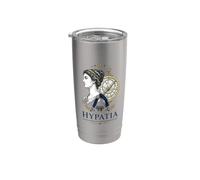 Hipatia De Alejandría Mujeres En Matemáticas Antiguo Astrónomo Vaso térmico de acero inoxidable de doble pared