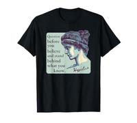 Hipatia de Alejandría Retrato y Cita Camiseta