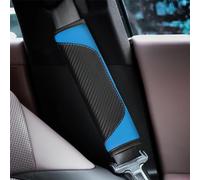HIPATU 2 Piezas Almohadillas para Cinturón de Seguridad de Coche para Toyota C-HR 2017+, Funda de Protector de Hombro del Cinturón de Seguridad de Coche Accesorios,A-Blue